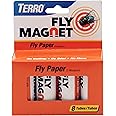 TERRO T380 Outdoor Reusable Fly Magnet Fly Trap - Poison Free Trap with Bait