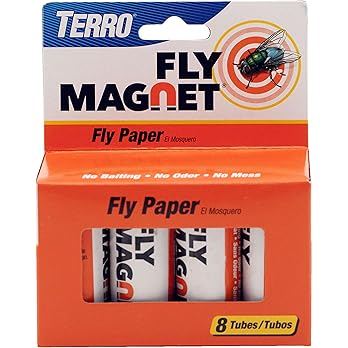 TERRO T380 Outdoor Reusable Fly Magnet Fly Trap - Poison Free Trap with Bait