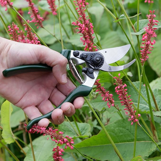 Spear & Jackson Razorsharp Left-Handed Bypass Pruners, Precision Gardening Shears with Carbon Steel Blades for Clean, Effortless Cuts