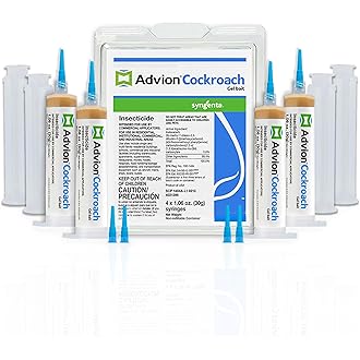 BASF Alpine Rotation 2 Cockroach Gel Bait Roach Killer for Indoor or Outdoor Infestation Control, Syringe Applicator 30 gram, 4 Pack
