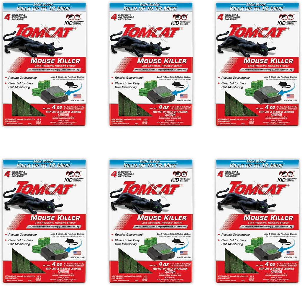 Tomcat 0372110 Tier 1 Refillable Mouse Bait Station