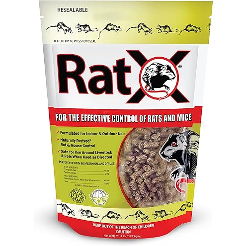 Evolve Rat Birth Control Soft Bait Sausages – 6 lbs | Scientifically Proven Rat Population Control | Not a Poison, Long-Term Population Management