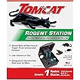 Tomcat Rodent Station, Includes 1 Rodent Station with 4 Bait Securing Rods and 1 Security Key - Fits Rat or Mouse Sized Traps (Baits & Traps Sold Separately) - Use Indoors or Outdoors