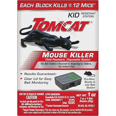 Tomcat 0372110 Tier 1 Refillable Mouse Bait Station