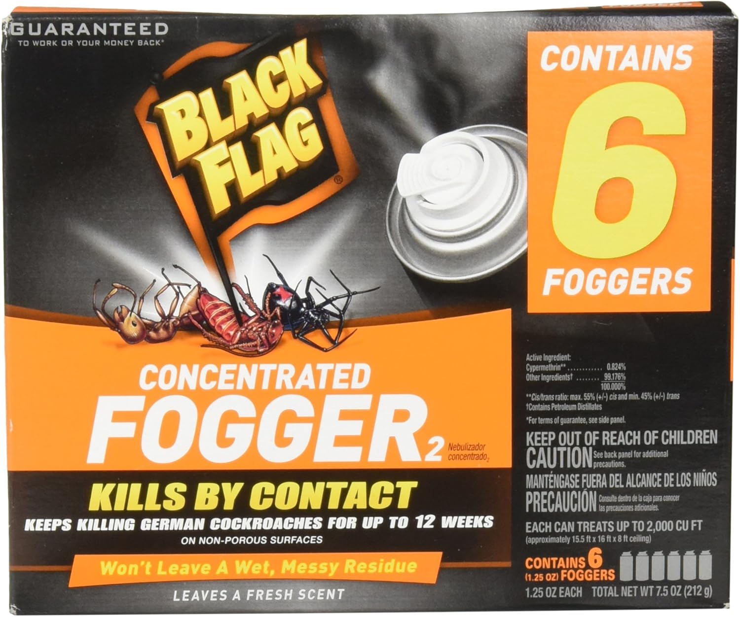 Black Flag HG-11079 6 Count Indoor Fogger 11079 11079