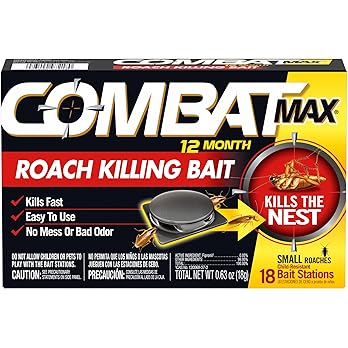 Combat Large + Small Roaches Roach Killing Bait Stations, 12 Count