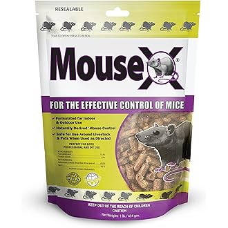Evolve Mouse Birth Control Soft Bait Sausages – 1.5 lbs | Scientifically Proven Mouse Population Control | Not a Poison, Long-Term Population Management
