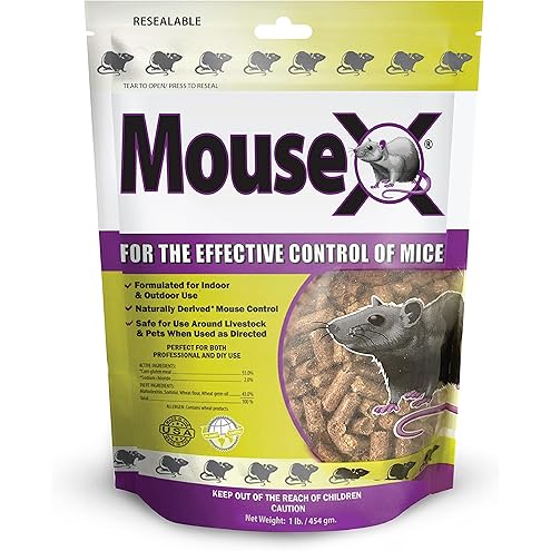 Evolve Mouse Birth Control Soft Bait Sausages – 1.5 lbs | Scientifically Proven Mouse Population Control | Not a Poison, Long-Term Population Management