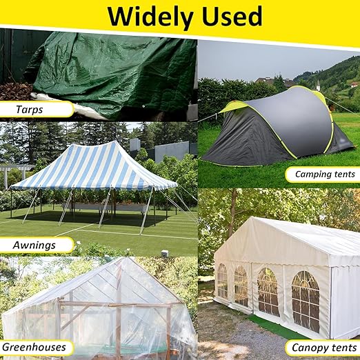 Greenhouse Repair Tape, 6 mil 2" x 214' Greenhouse Tape, Heavy Duty UV Resistant Clear Greenhouse Sheeting Coverings Film Tape for Seaming and Sealing (2" x 214')