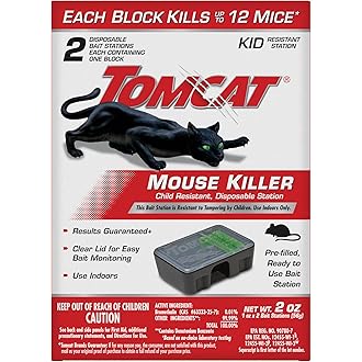 Tomcat 0372110 Tier 1 Refillable Mouse Bait Station