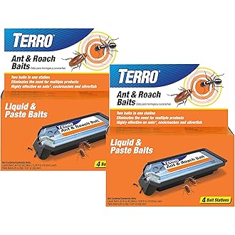 TERRO Roach Bait Powder Plus Applicator - Bait and Kill Cockroaches, Ants, Earwigs, Silverfish - 150 Placements per Tube - Easy, Precise Placement - T530, 0.53 oz Tube