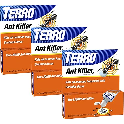 TERRO Ant Killer Bait Stations T300B - Liquid Bait to Eliminate Ants - Bait System - 12 Count Stations for Effective Indoor Ant Control