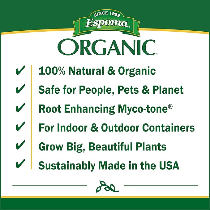 Espoma Organic Seed Starter Premium Potting Soil Mix - All Natural & Organic Seed Starting Mix with Mycorrhizae. for Organic Gardening, 8 qt, Pack of 1