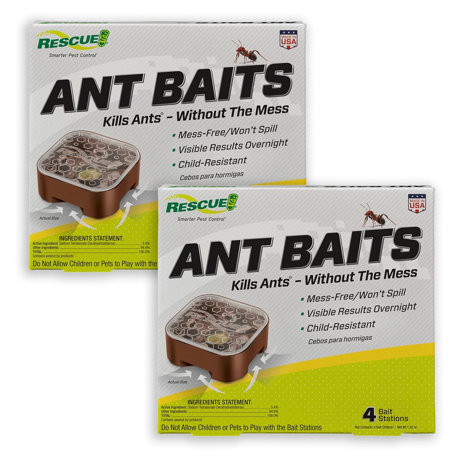 RESCUE! Ant Baits - 2 Pack - 8 Bait Stations