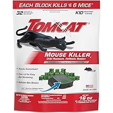 Tomcat Rodent Station, Includes 1 Rodent Station with 4 Bait Securing Rods and 1 Security Key - Fits Rat or Mouse Sized Traps (Baits & Traps Sold Separately) - Use Indoors or Outdoors