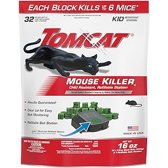 Tomcat 0372110 Tier 1 Refillable Mouse Bait Station