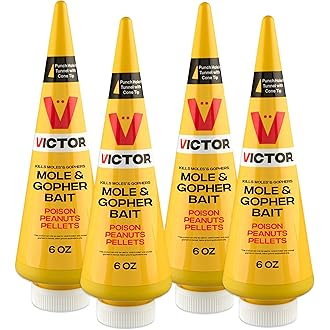 Tomcat Mole Killer(a), Ready-to-Use Worm Bait Strips that Mimic Earthworms, Kills Moles in One Feeding, 10 pk.