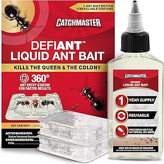 STEM Liquid Ant Baits, Kills The Queen and Colony, for Indoor Use, 12 Spill Proof Bait Stations