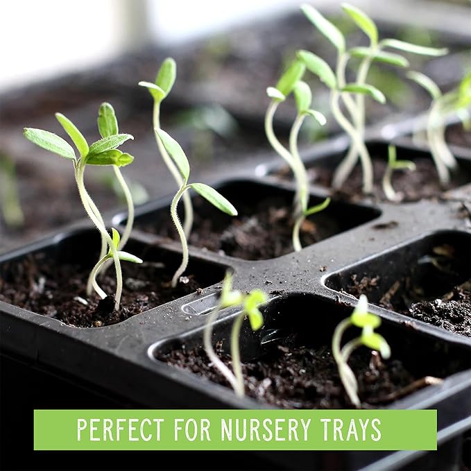 Soil Sunrise All Natural Seed Starting Mix (4 Quarts) Expert Grade Seed Starter Potting Mix, Start Herbs, Vegetables, and Other Grass