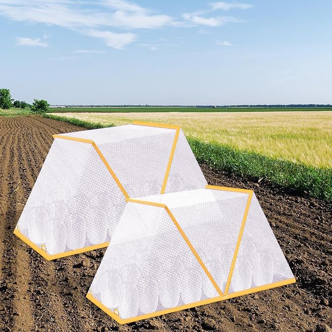 Raised Bed Cover - Foldable Plant Guard Net, Durable Garden Cage Shield | Greenhouse Tent for Seedlings Protection, Indoor Outdoor Vegetable Bed Covering for Cold Weather Birds Insectts Animals