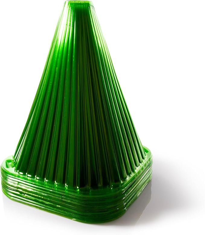 Plant Protection Covers 30-Pack 8.75" x 7.5" | Reusable Mini Greenhouse Cloches for Seedlings & Vegetables | Frost, Pest & Weather Bell Protectors with Ventilation | Includes 60 Pegs & Garden Gloves