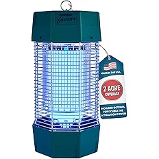 Flowtron Electric Bug Zapper 2 Acres Outdoor Insect Control with Dual Lure Method, 120W UV Light & Octenol Attractant for Fly & Mosquito, 5600V Kill Grid, Made in USA