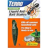 TERRO Ant Killer Bait Stations T300B - Liquid Bait to Eliminate Ants - Bait System - 12 Count Stations for Effective Indoor Ant Control