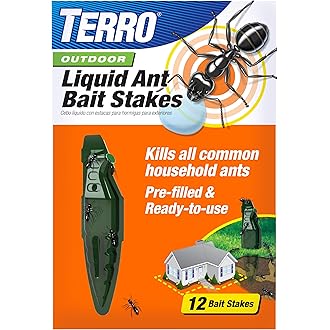 TERRO Ant Killer Bait Stations T300B - Liquid Bait to Eliminate Ants - Bait System - 12 Count Stations for Effective Indoor Ant Control