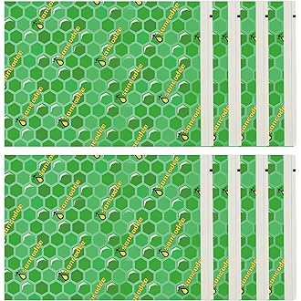 4 Pack Upgraded Wasp Trap Outdoor Hanging, Carpenter Bee and Hornet Catcher, Reusable Yellow Jacket Trap with Bait Reservoir, Bee Killer and Wasp Catcher for Outside (Green)