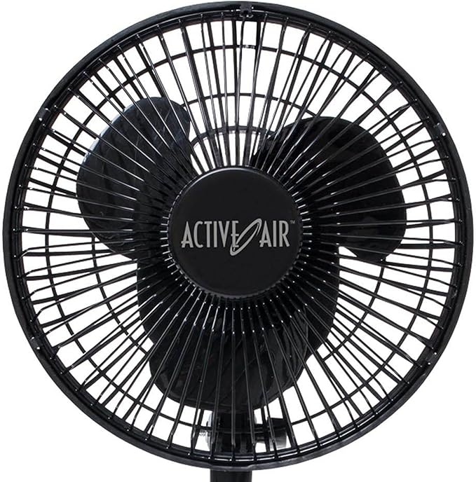 HORF6 Hydroponic 5W Brushless Motor for Longer Life the 6-Inch Clip On Fans made for Gardens, Quiet Operation, Energy Efficient (3 Pack)