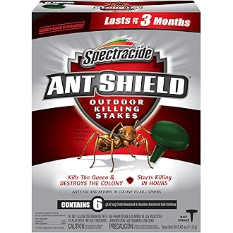 Terro T1812 Outdoor Liquid Ant Killer Bait Stakes - 8 Count (0.25 oz each) (2 Pack)