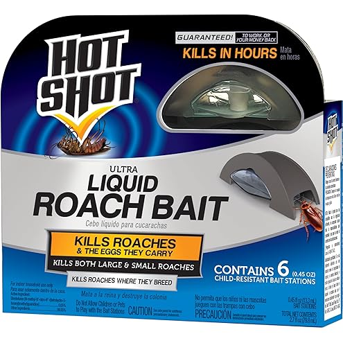 Raid Double Control Small Roach Baits, Plus Egg Stoppers, Child Resistant, For Indoor Use, Kills Roaches for 3 Months, 12 Count