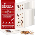 LULUCATCH Cricket & Insect Glue Traps 24 Pack, Adhesive Bug Catcher, Pre-Baited Spider Scorpion Trap, Non-Toxic Glue Boards Indoor for Home Catching Bugs,Small Mice & Rodents, Pet Safe Pest Control