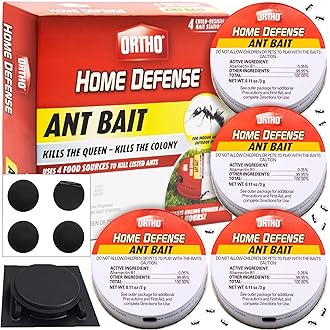 STEM Liquid Ant Baits, Kills The Queen and Colony, for Indoor Use, 8 Spill Proof Bait Stations