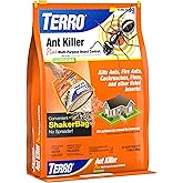TERRO T2600 Perimeter Outdoor Ant Bait Plus - Attracts and Kills Carpenter Ants, Roaches, Crickets, Earwigs, Silverfish, Slugs and Snails - 2 Pack, 4Lbs