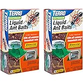 Terro T1812 Outdoor Liquid Ant Killer Bait Stakes - 8 Count (0.25 oz each) (2 Pack)