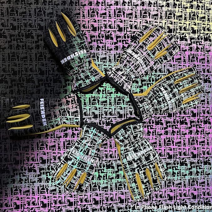 Kids Genuine Leather Work Gloves, Kids Gardening Work Gloves, Safety Glove, Reflective, Breathable Design, Perfect for Children Gardening, Yard Work, Outdoor (Large, Black, 6-7 Years Old)