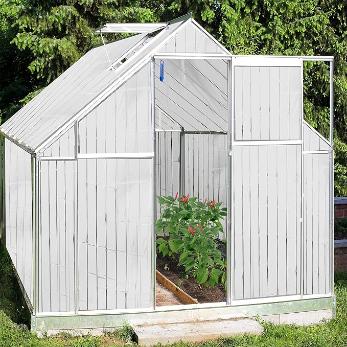Reflective Mylar Film Silver Mylar Sheets Garden Greenhouse Covering foil for Grow Room Plant Growth Outdoor Survival Camping First Aid (83 x 51 Inch), 6 PCS