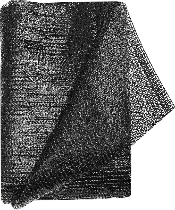 e.share Shade Cloth, 40%-50% Sunblock UV Protection, 20 FT X 100 FT, Black Sun Mesh Net for Garden Plant Cover,Flowers,Greenhouse,Patio,Vegetables,Chicken Coops